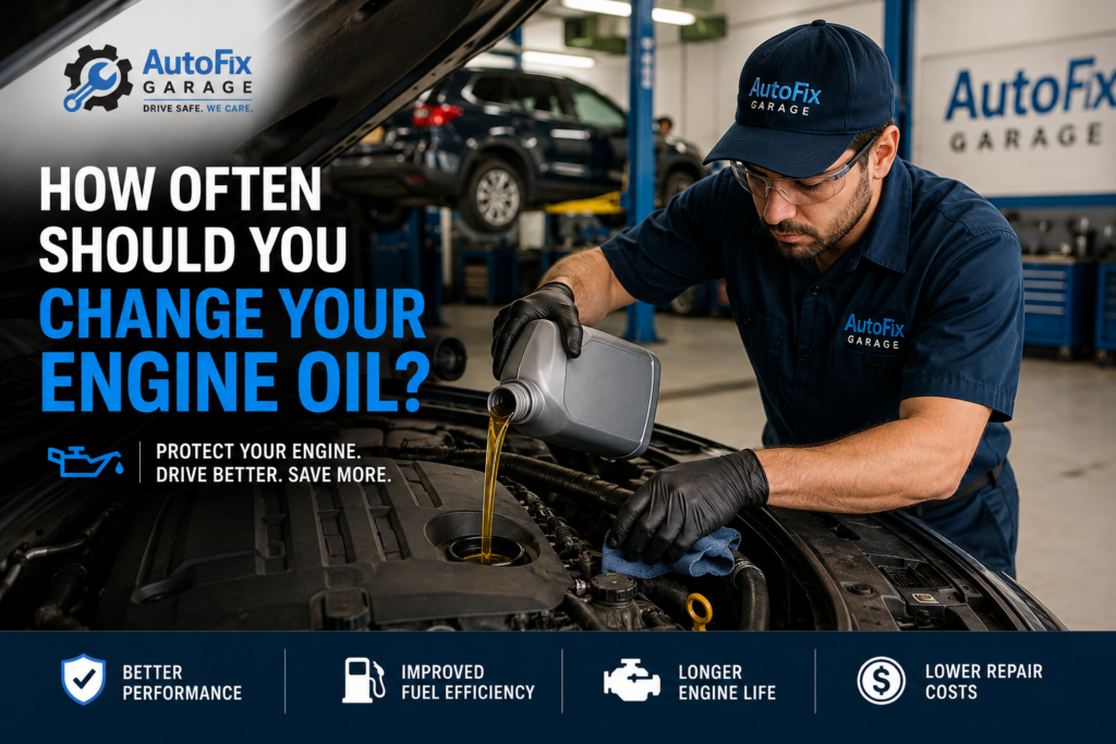 How Often Should You Change Your Engine Oil at AutoFix Garage