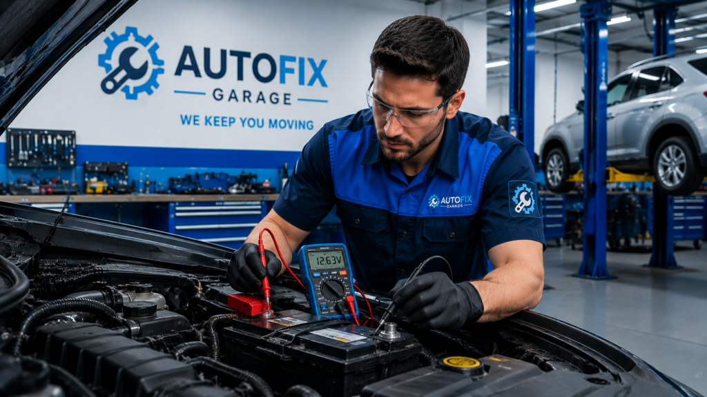 How to Extend the Life of Your Vehicle Vehicle battery inspection and testing service at AutoFix Garage