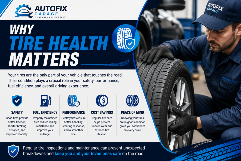 Vehicle tire safety and road traction