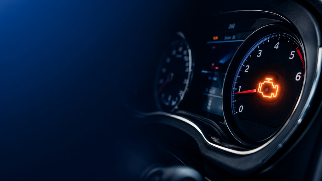 Common Engine Problems and Their Solutions Every Driver Should Know check engine warning light illuminated on vehicle dashboard